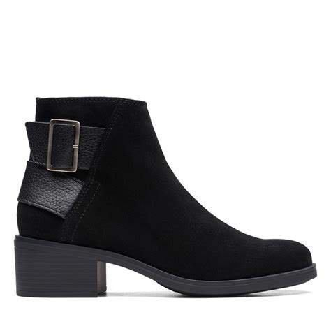 clarks stiefeletten schwarz